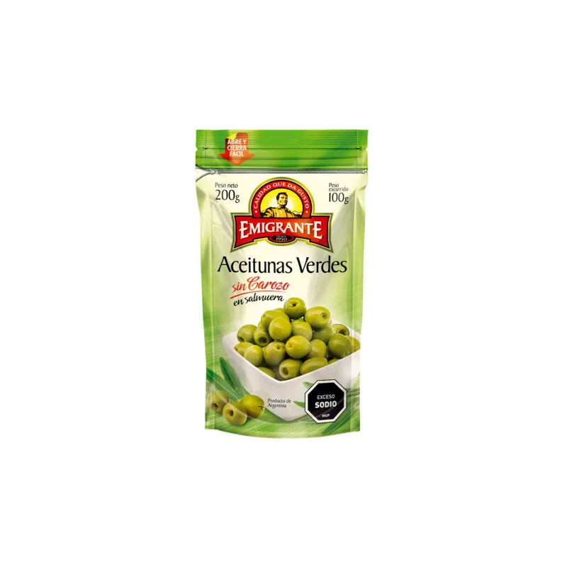 ACEITUNAS EMIGR 100G S/CAROZO