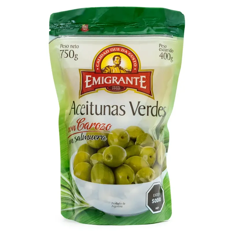 ACEITUNAS EMIGR 400G S/CAROZO