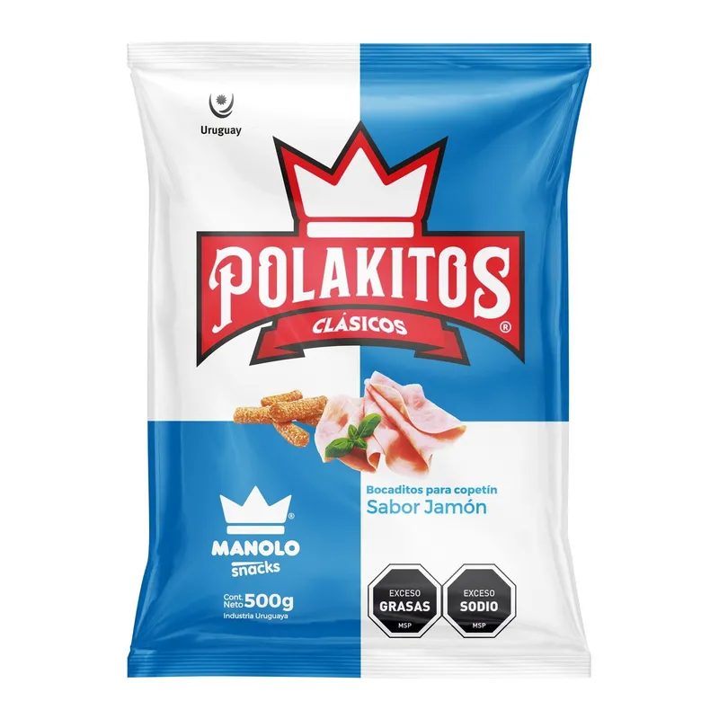POLAKITOS JAMON AHUMADO 500 GRS.