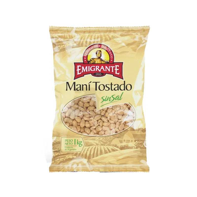 MANI EMIGRANTE 1KG SIN SAL