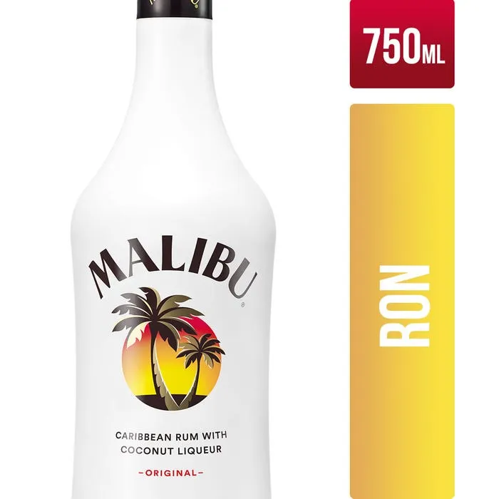 RON MALIBU 750 ML.