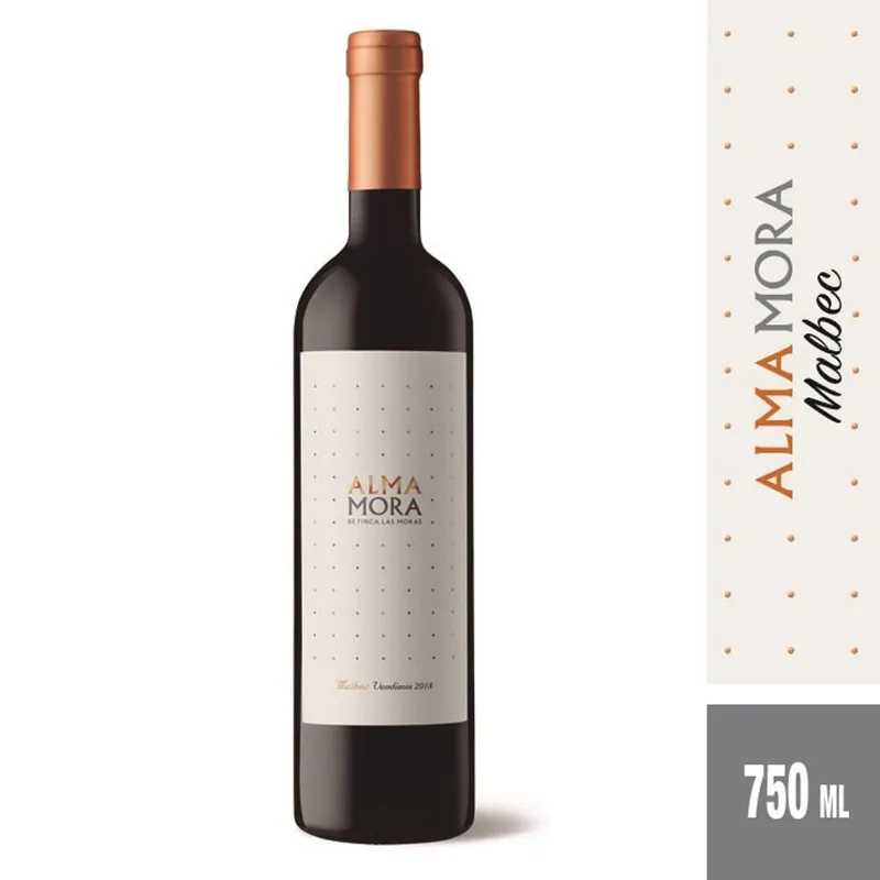 ALMA MORA MALBEC 750 ML.