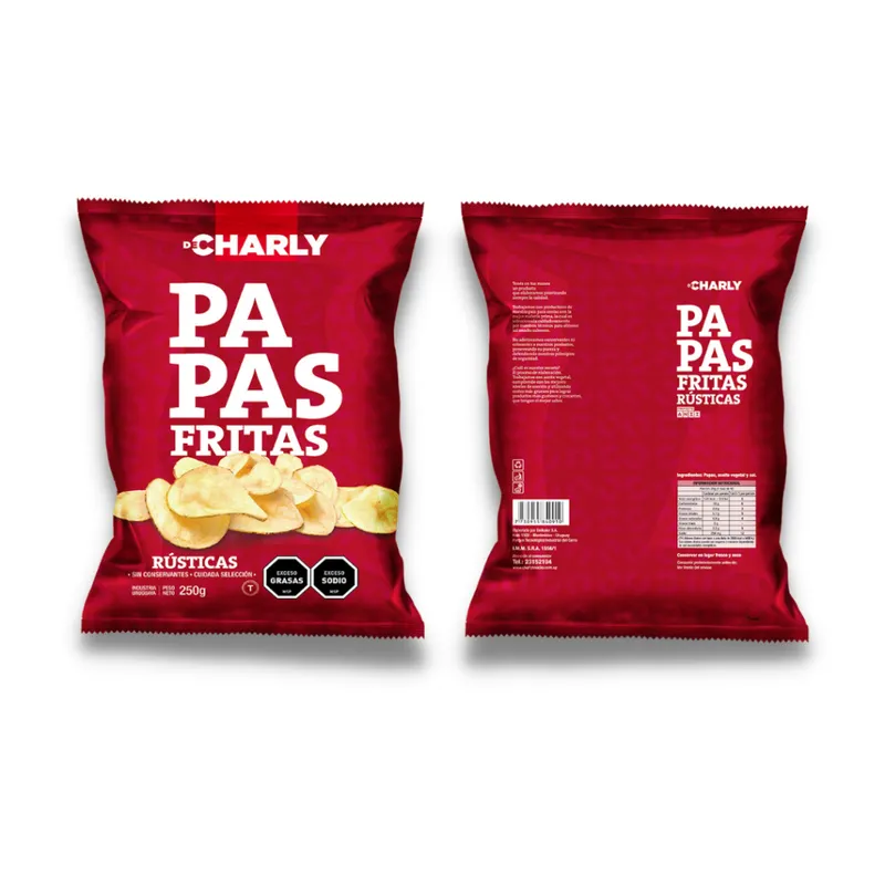 PAPAS RUSTICAS  CHARLY 500GR
