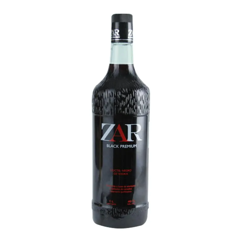 VODKA ZAR BLACK PREMIUM 1 LT.