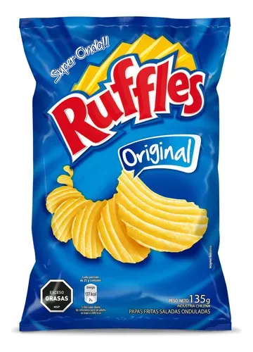 PAPAS LAYS RUFFLES 135GR