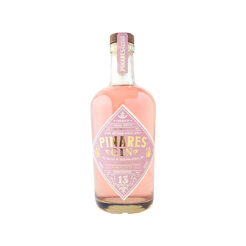 GIN PINARES PINKYBISCUS 750ML