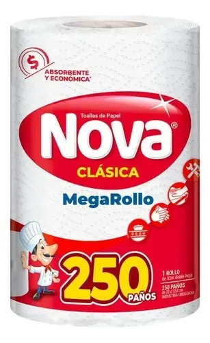 SERVILLETA MEGAROLLO NOVA 250 PAÑOS