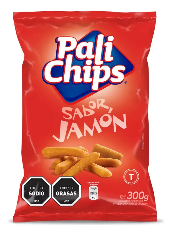 PALI CHIPS JAMON 300GR