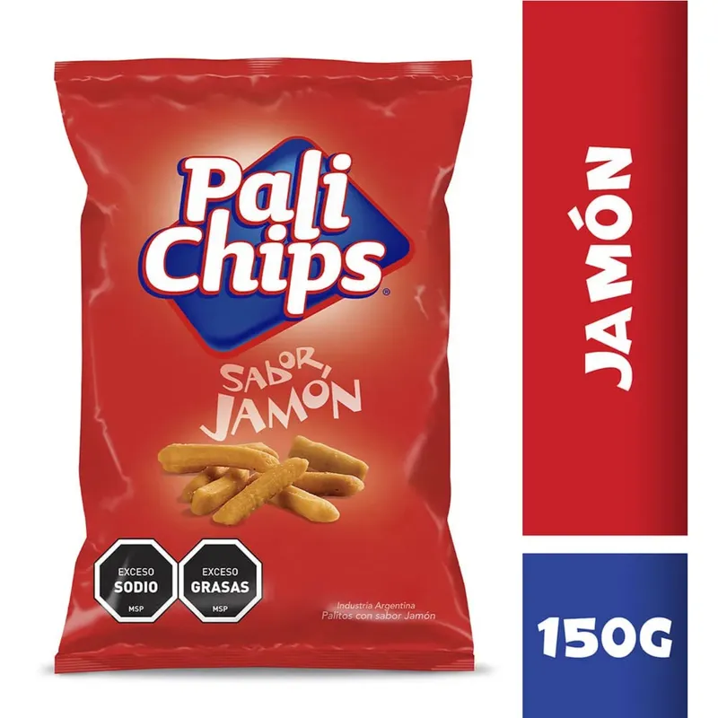 PALI CHIPS JAMON 150 GRS