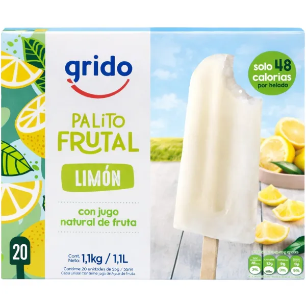 PALITOS LIMON X 20 GRIDO